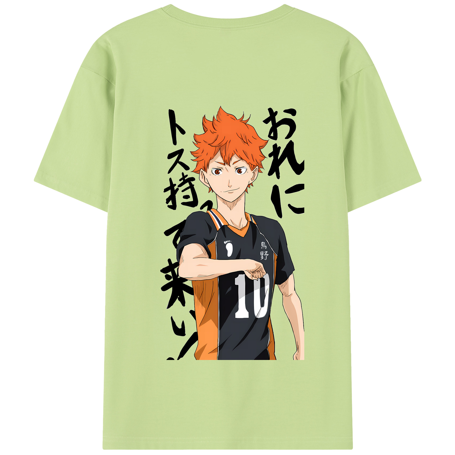 （画像用） ハイキュー!! Haikyu!! 綿100％半袖Tシャツ（背面プリント）